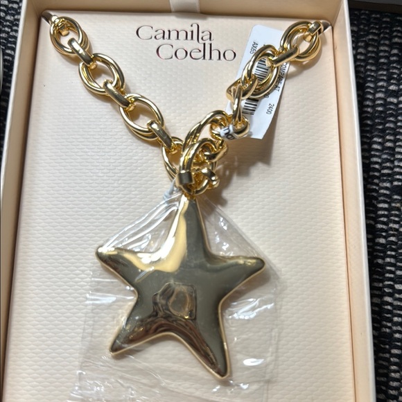 Camila Coelho Gold Star Pendant Necklace - Picture 2 of 3